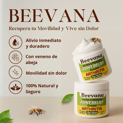 ¡ALIVIO RAPIDO PARA TUS ARTICULACIONES🌿!  - Crema beevana 2x1 ¡SOLO POR HOY!+ Envio gratis🎁