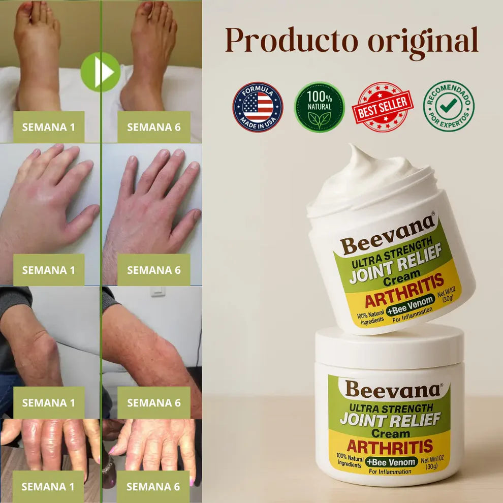 ¡ALIVIO RAPIDO PARA TUS ARTICULACIONES🌿!  - Crema beevana 2x1 ¡SOLO POR HOY!+ Envio gratis🎁