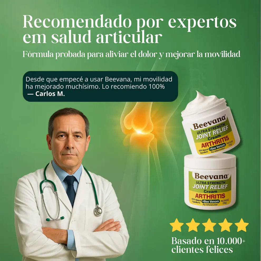 ¡ALIVIO RAPIDO PARA TUS ARTICULACIONES🌿!  - Crema beevana 2x1 ¡SOLO POR HOY!+ Envio gratis🎁